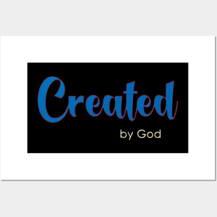 Created By God Statement of Inteligent Design Posters and Art